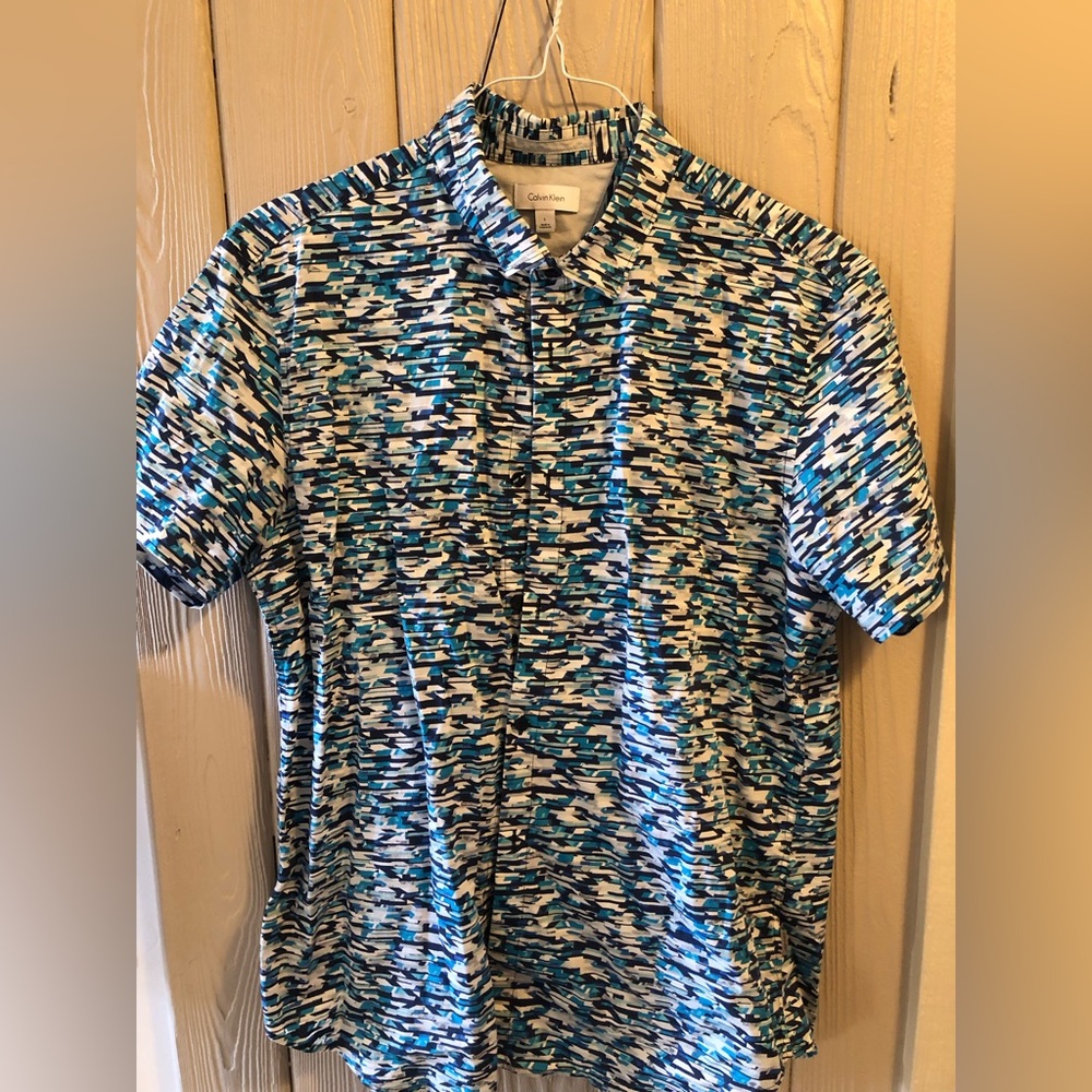 Calvin Klein patterned button up